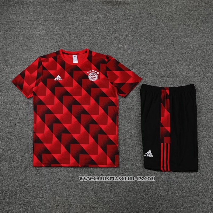 Chandal del Bayern Munich 22-23 Manga Corta Rojo - Pantalon Corto